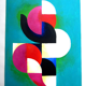 Abstract acrylic painting Delauney - 65x50cm