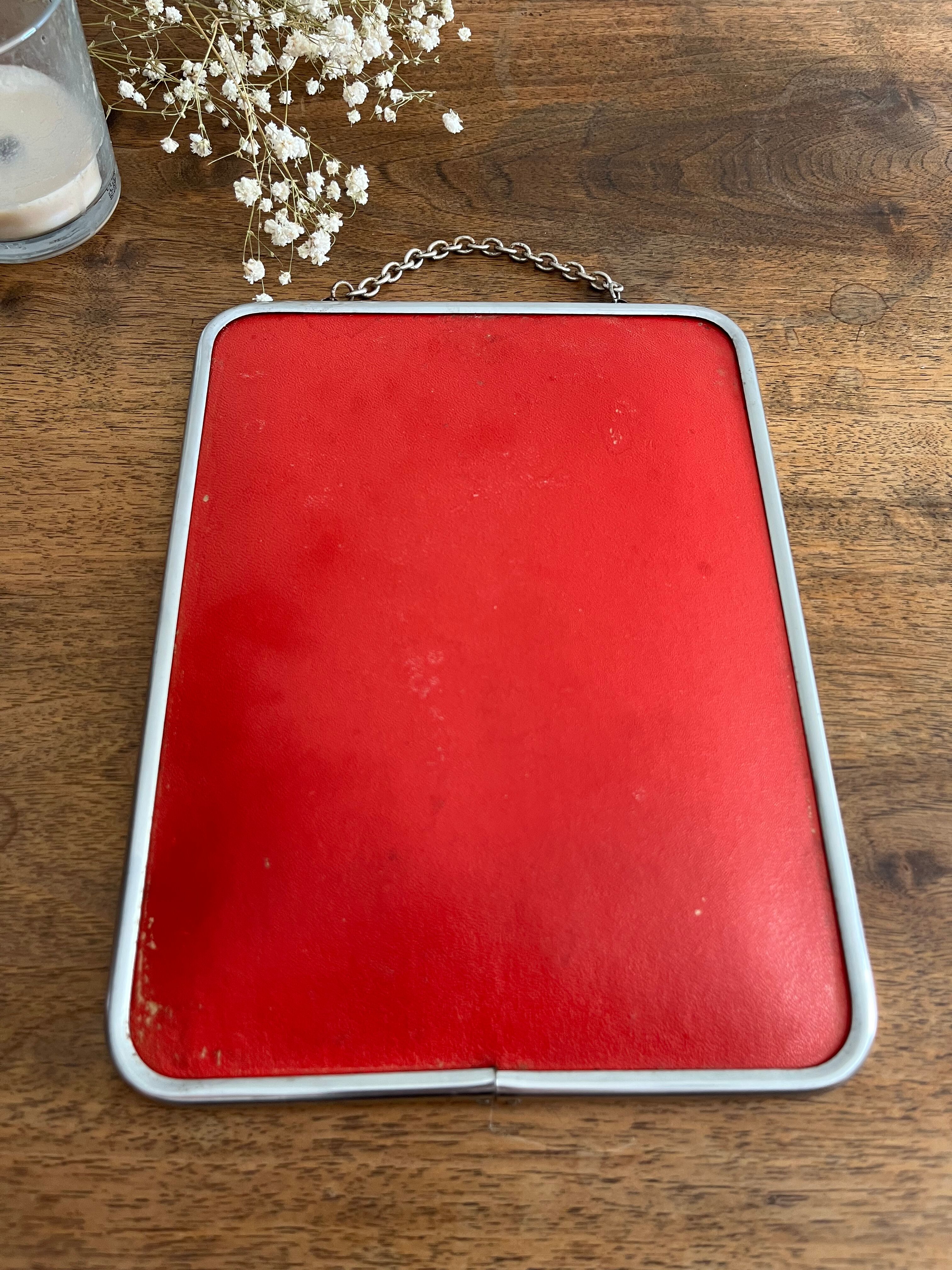 Barber mirror 34 x 18 cm