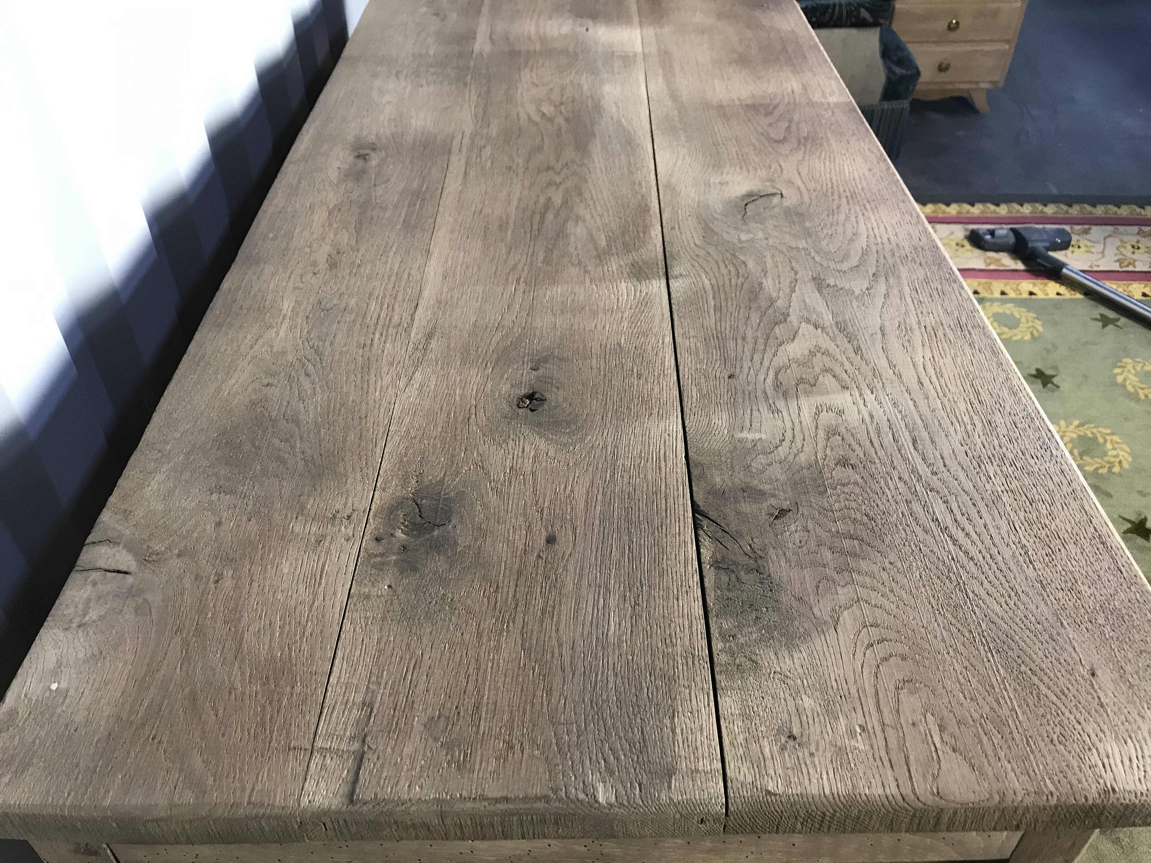 Rustic bass buffet in solid oak erased