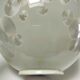 Ceramic vase with crystallizations by Bernard Guipouy stamped
