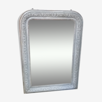 Miroir Louis Philippe patiné 105 x 74cm