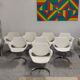 Ensemble de 8 chaises Boris Tabacoff Scimiter