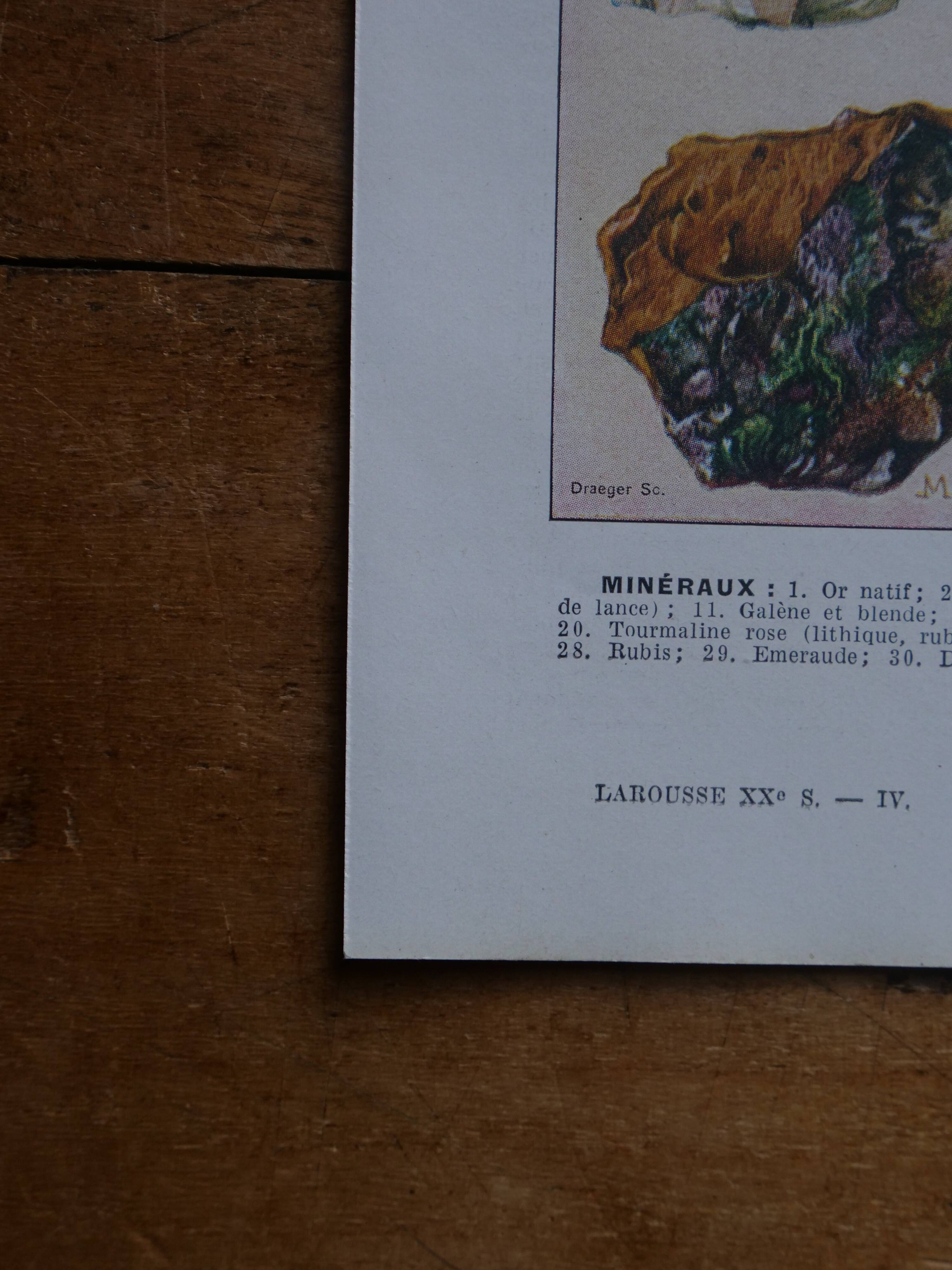 Original mineral lithograph