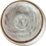 Ceramic empty pocket cup signed p. sol