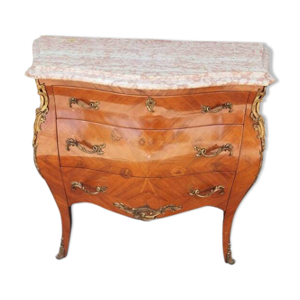 Marquetry chest of drawers