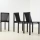 Ruud Jan Kokke Set of 3 'Latjes Dining Chairs for Metaform Netherlands 1986