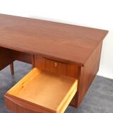 Mid-Century Danish Teak Executive Desk, 1960s.