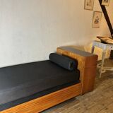 Art Deco daybed attributed to Jules Emile Leleu, Prince of Monaco model, 1927