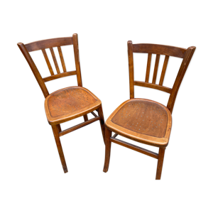 Paire de chaises bistrot