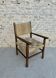 Fauteuil en bois et corde vers 1950