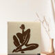 Wall decoration naked acrylic painting of sitting woman