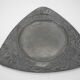 Old zinc flower pot saucer tin old zinc flower pot base