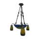 Art Deco glass paste chandelier