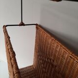 Door vintage rattan magazine