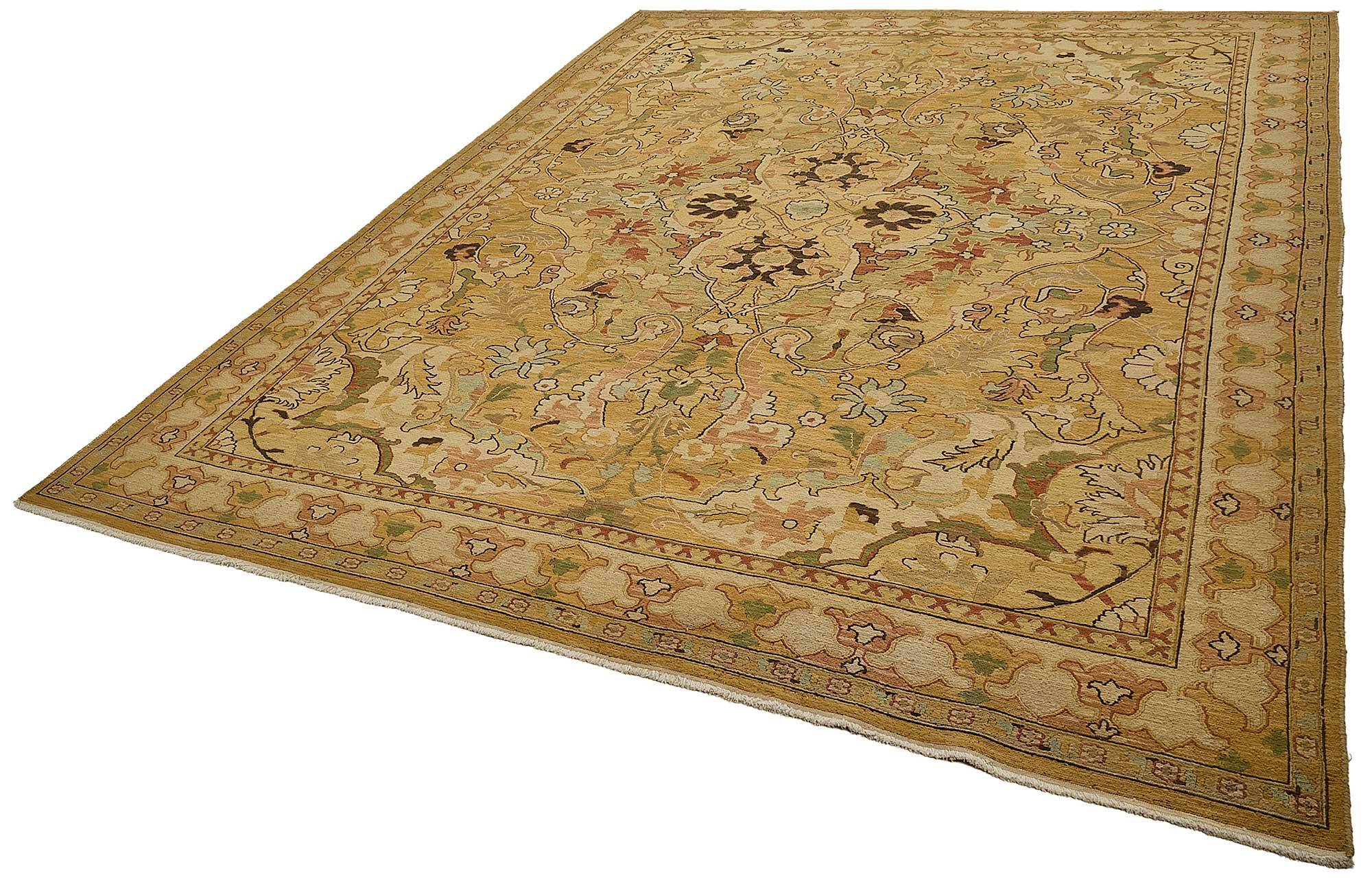 Turkish Handknotted Wool Oushak Rug 260 cm x 348 cm