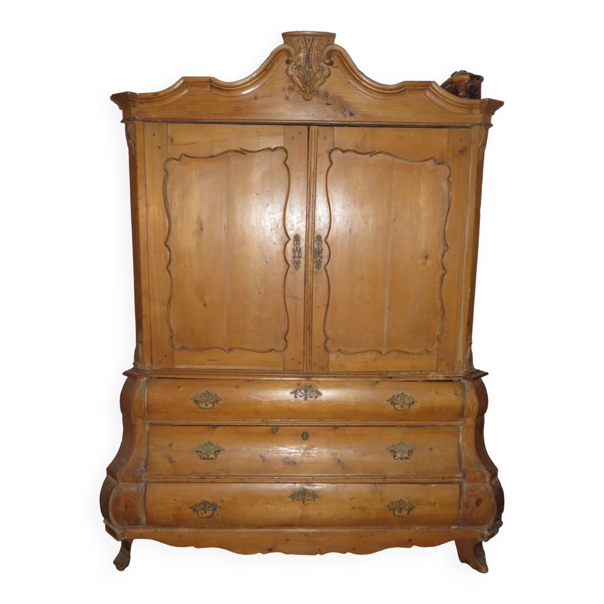 Armoire hollandaise ancienne 19 eme en pin