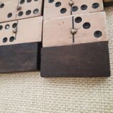 Old wooden domino game