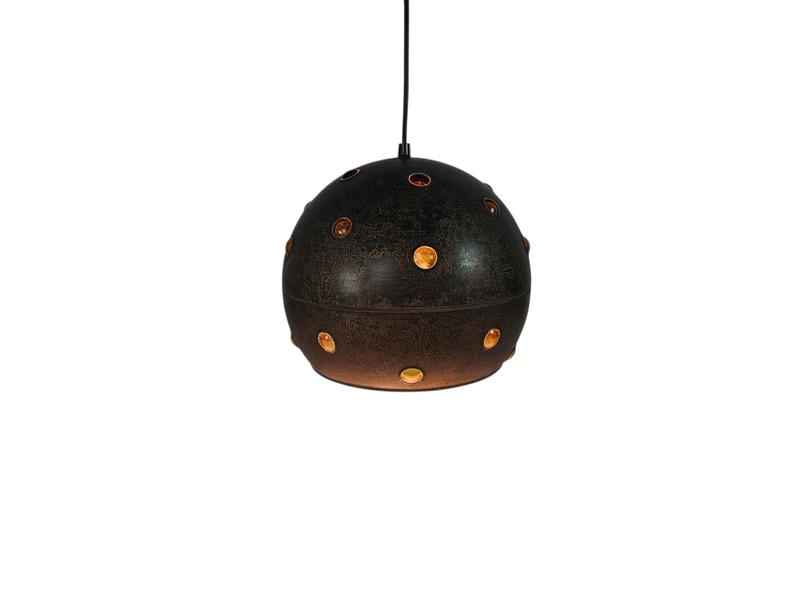 Raak Amsterdam - Nanny Still McKinney - Lampe suspendue en cuivre - Années 60