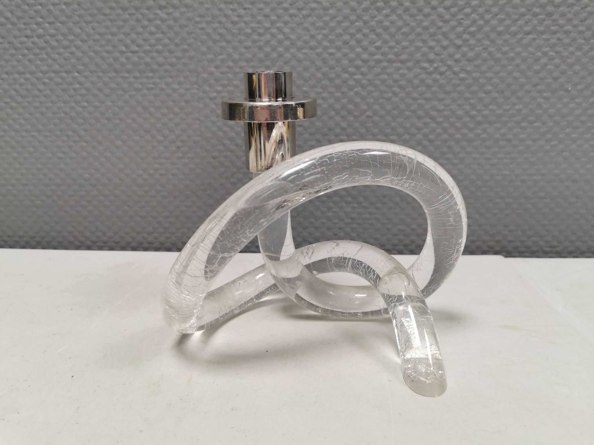 PRETZEL Candleholder by Dorothy Thorpe, 1950s.