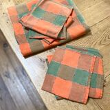 Ensemble de linge de table en coton, 1970