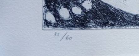 Théo Tobiasse: After Eden - Original signed engraving