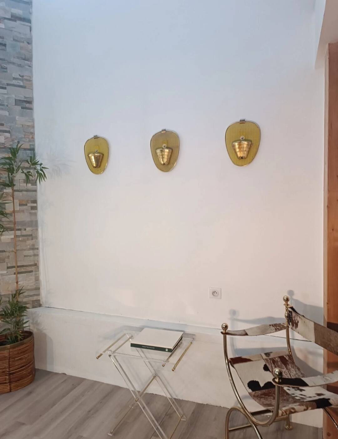 Wall Sconce Suite by MM for Atelier Mategot 1950s