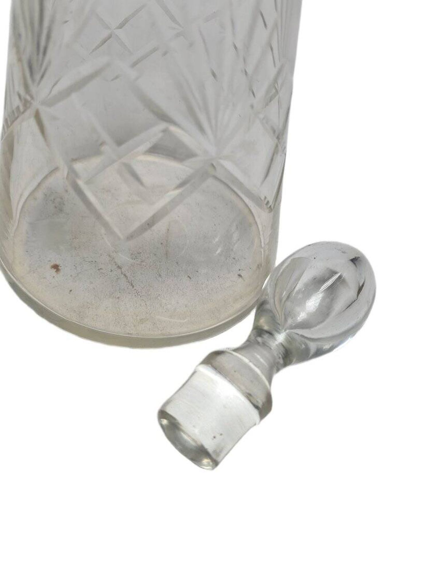 Art Deco crystal carafe, Germany, 1900s