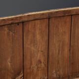 Rustic High-Back Tavern Settle, England, 18th Century