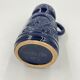 Blue ceramic vase