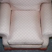 Country House Armchair and Ottoman Set, England