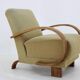 1930s Art Deco Armchair, Czechoslovakia