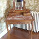 WALNUT DRESSING TABLE SCULPTS STYLE LOUIS XV ROCAILLE 1900
