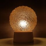 60s glass mid-century ceiling light