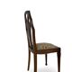 Ensemble de 6 chaises de salle à manger en noyer sculpté Art Déco, années 1920/1930