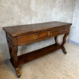Walnut draper table