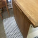 Counter, trade cabinet with drawers