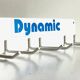 Vintage white metal wall trade coat rack