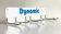 Vintage white metal wall trade coat rack