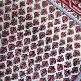 Tapis vintage indien Seraband fait main en laine – 94 x 162 cm – 1970s