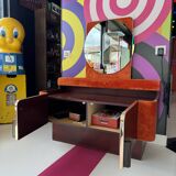 Orange dressing table