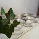 Dessert Coupes met zilverkleurige rand