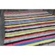 Vintage Turkish Oushak handmade wool cotton beige kilim runner 148x276