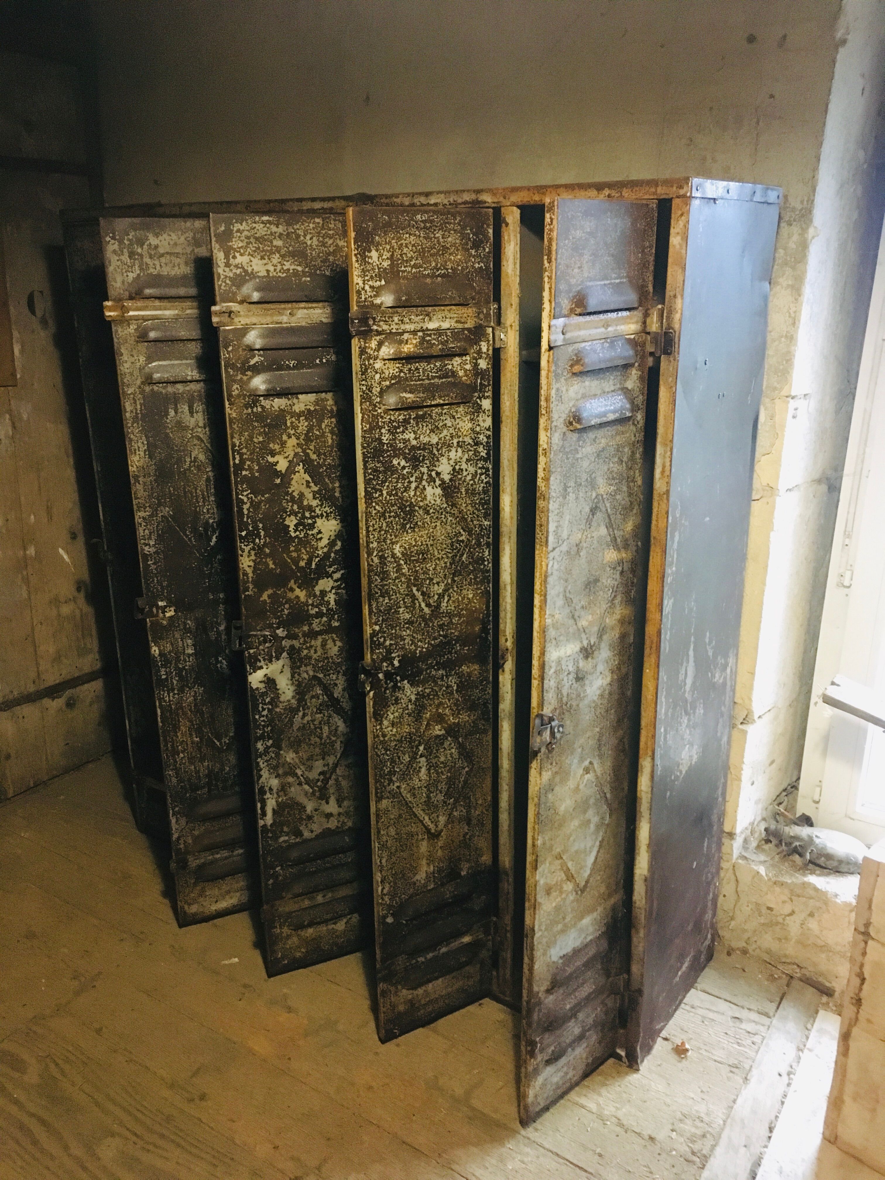 5-door industrial wardrobe 1920s