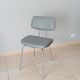 Vintage chair in skai and chrome 1950s