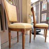 Paire de chaise style Louis XVI