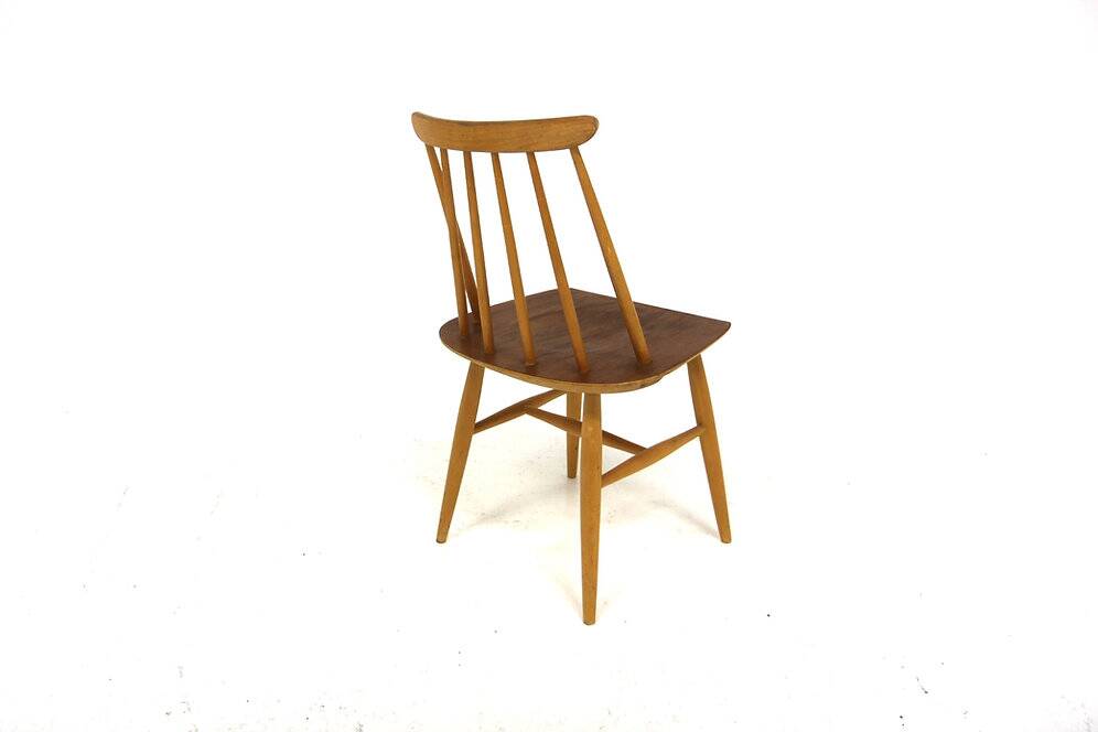 Set of 30 teak "Fanett" chairs by Ilmari Tapiovaara, Sweden, 1960