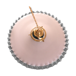Suspension monte baisse opaline années 1920/1930 complète (numéro 9)