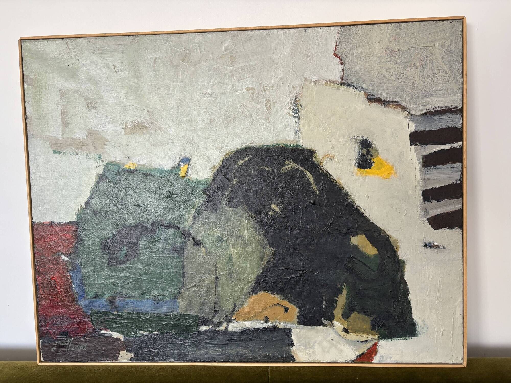 Tableau The Hug Jean Michel Graff