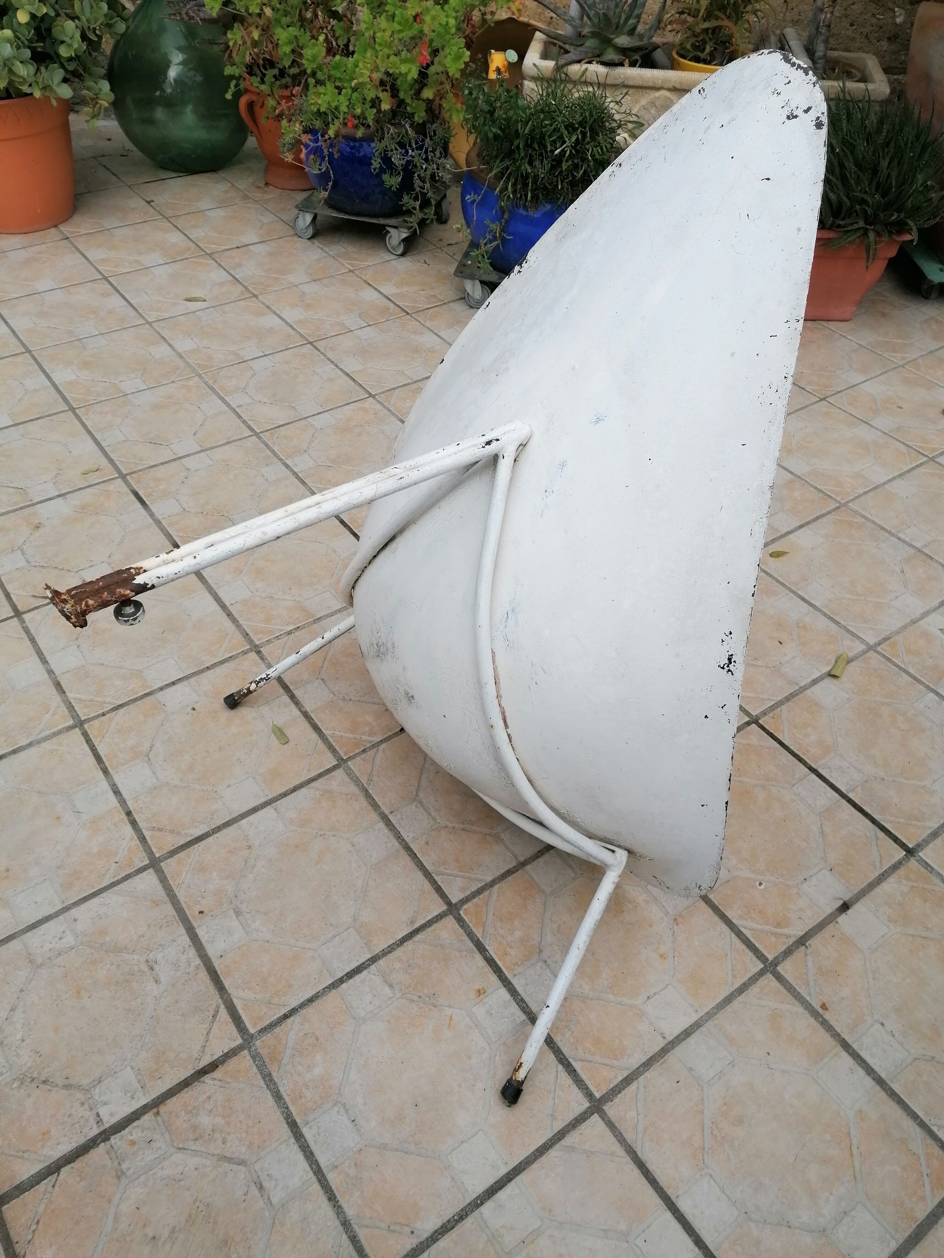 Fiberglass armchair, Merat edition 1950