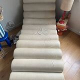 Vintage Scandinavian chaise longue Skaï softline 2000